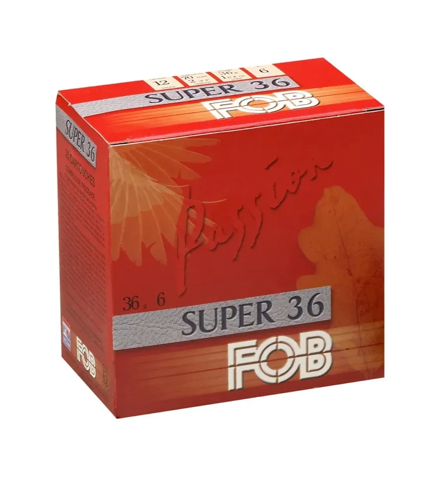 Cartouches Fob Passion Super 36 - Cal. 12/70 Cartouches Fob Passion Super 36 - Cal. 12/70