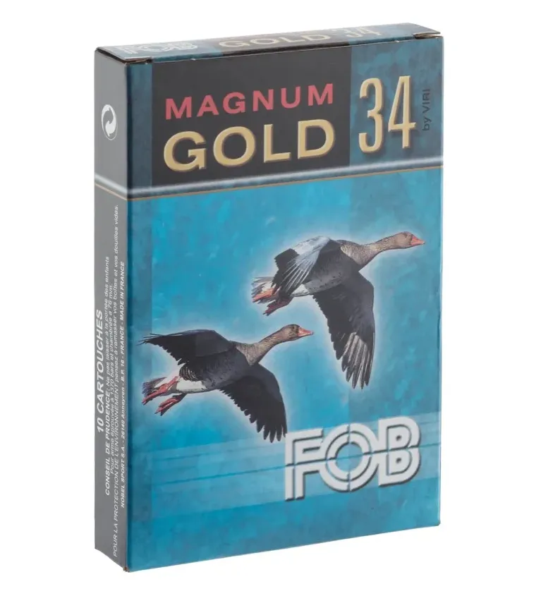 Cartouches Fob Gold 34 Magnum - Cal. 20-76  