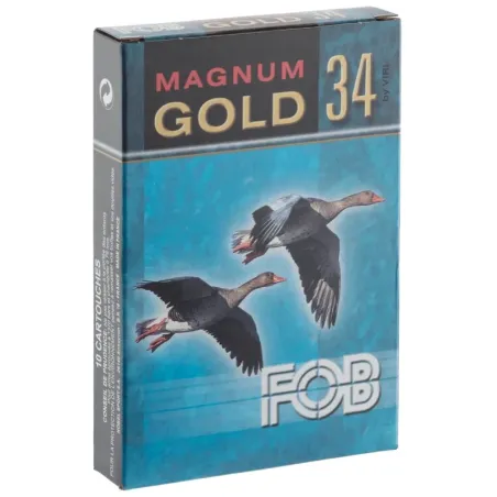 Cartouches Fob Gold 34 Magnum - Cal. 20-76  