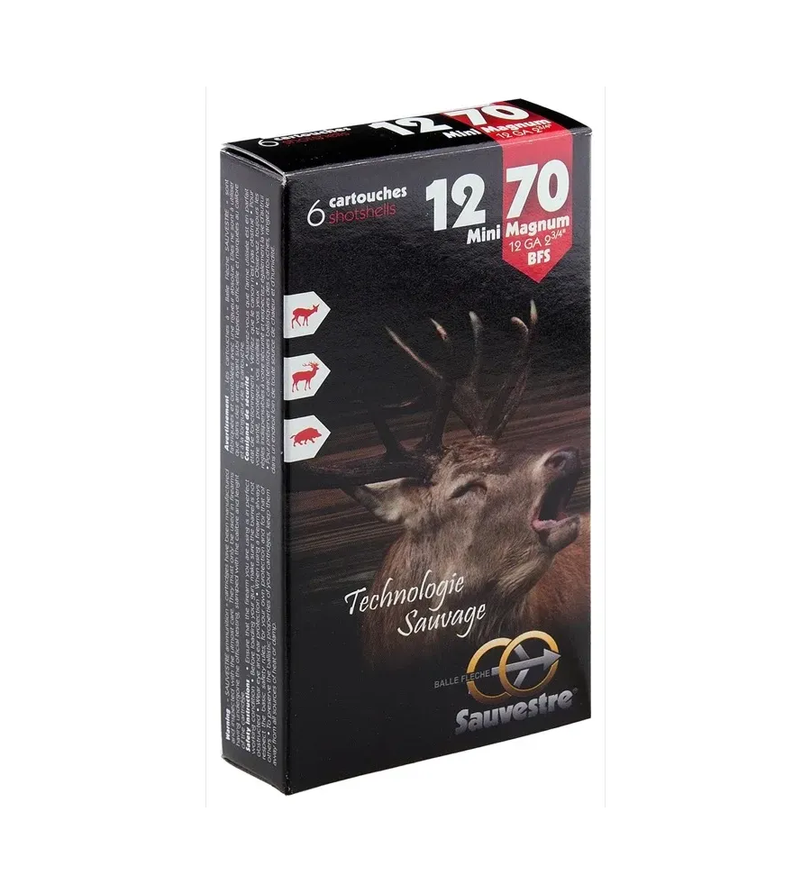Cartouche Sauvestre mini Magnum - Cal. 12/70 Cartouche Sauvestre mini Magnum - Cal. 12/70