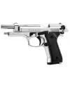 Pistolet 9 mm à blanc Chiappa 92 nickelé 