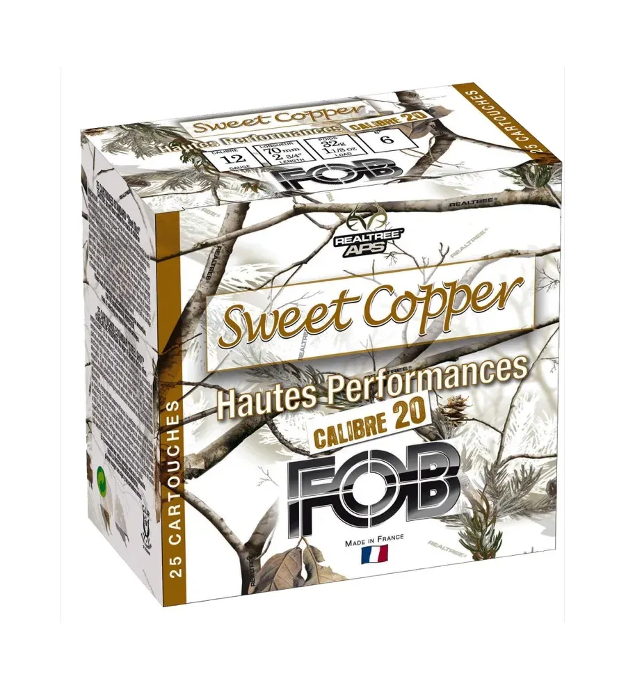 Cartouches Fob Sweet Copper haute performance - Cal. 20/70 Cartouches Fob Sweet Copper haute performance - Cal. 20/70