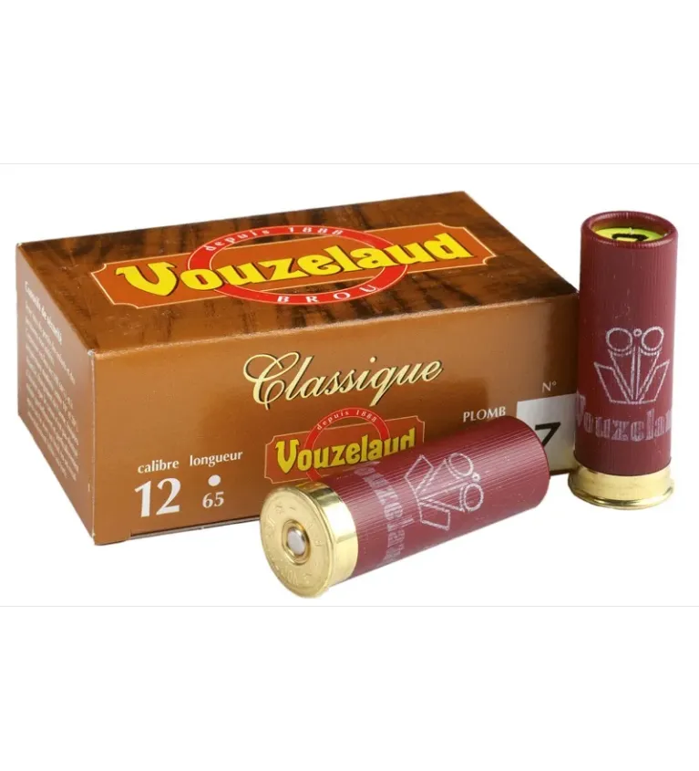 Cartouches Vouzelaud - Classique petit culot - Cal. 12/65  