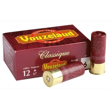 Cartouches Vouzelaud - Classique grand culot - Cal. 12/67  