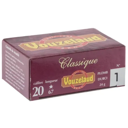 Cartouches Vouzelaud - Classique grand culot - Cal. 20/67  