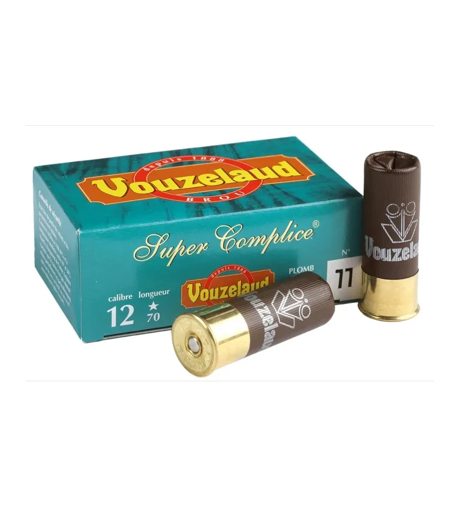 Cartouches Vouzelaud - Super Complice 70 - Cal. 12/70 Cartouches Vouzelaud - Super Complice 70 - Cal. 12/70