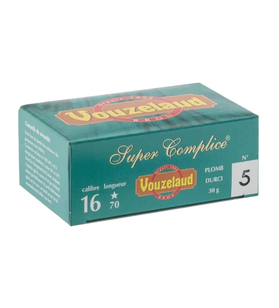 Cartouches Vouzelaud - Super Complice 70 - Cal. 16/70 Cartouches Vouzelaud - Super Complice 70 - Cal. 16/70