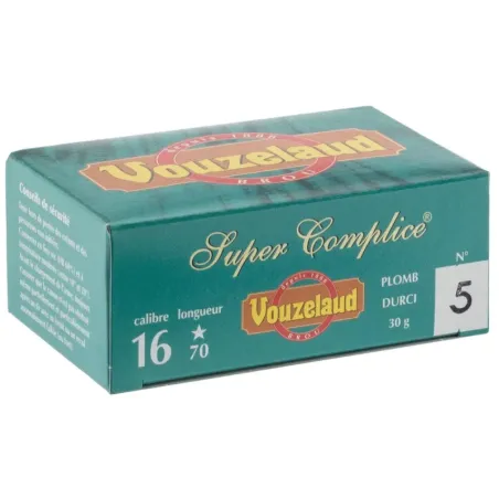 Cartouches Vouzelaud - Super Complice 70 - Cal. 16/70  