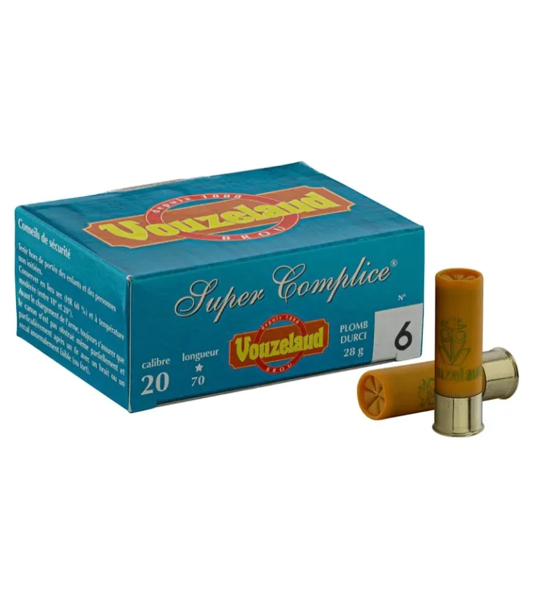 Cartouches Vouzelaud - Super Complice 70 - Cal. 20/70  