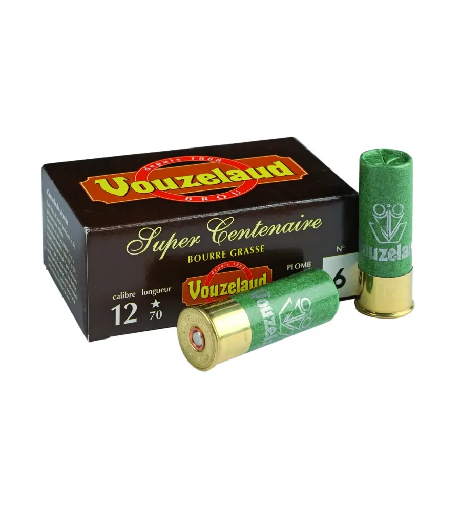Cartouches Vouzelaud - Super Centenaire - Cal. 12/70 Cartouches Vouzelaud - Super Centenaire - Cal. 12/70