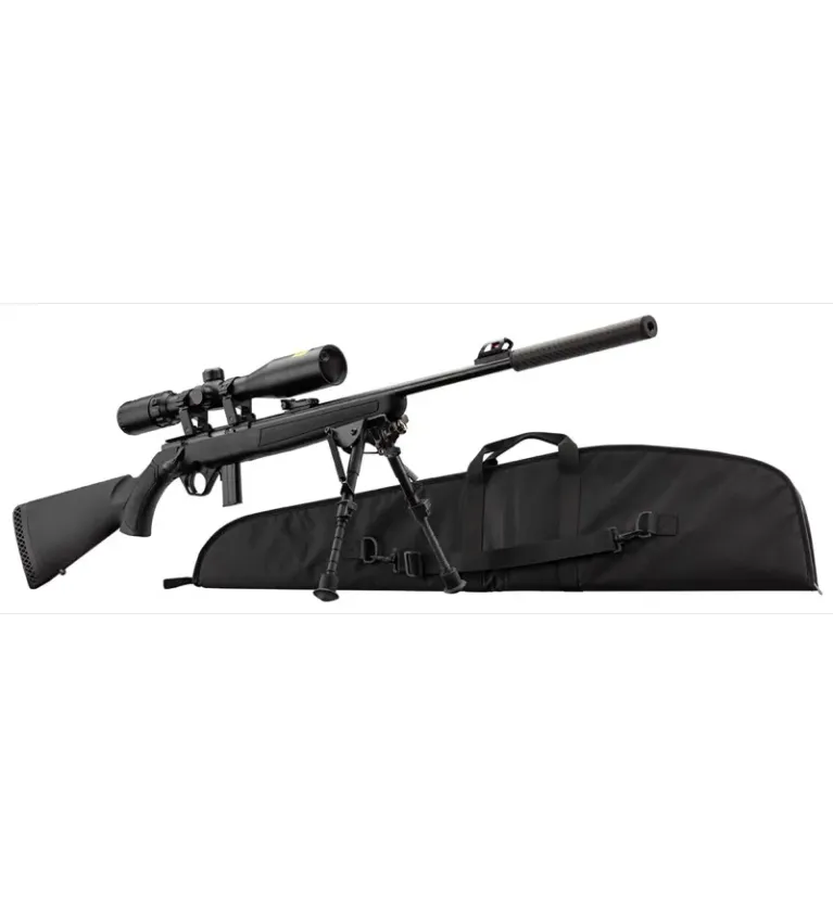 Pack carabine Mossberg Sniper synthétique cal. 22 LR 