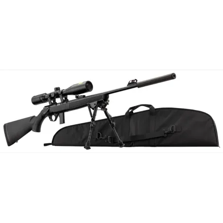 Pack carabine Mossberg Sniper synthétique cal. 22 LR 