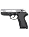 Pistolet 9 mm à blanc Chiappa PK4 bicolore noir/nickelé 