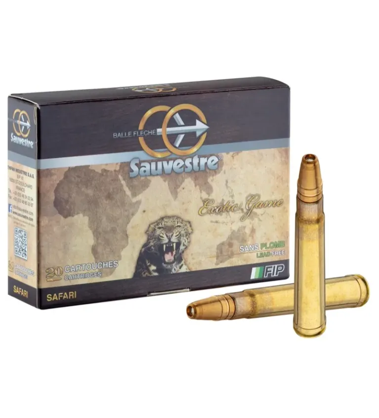 Balle de chasse Sauvestre Cal. 375 H&H - spéciales gibier africain 