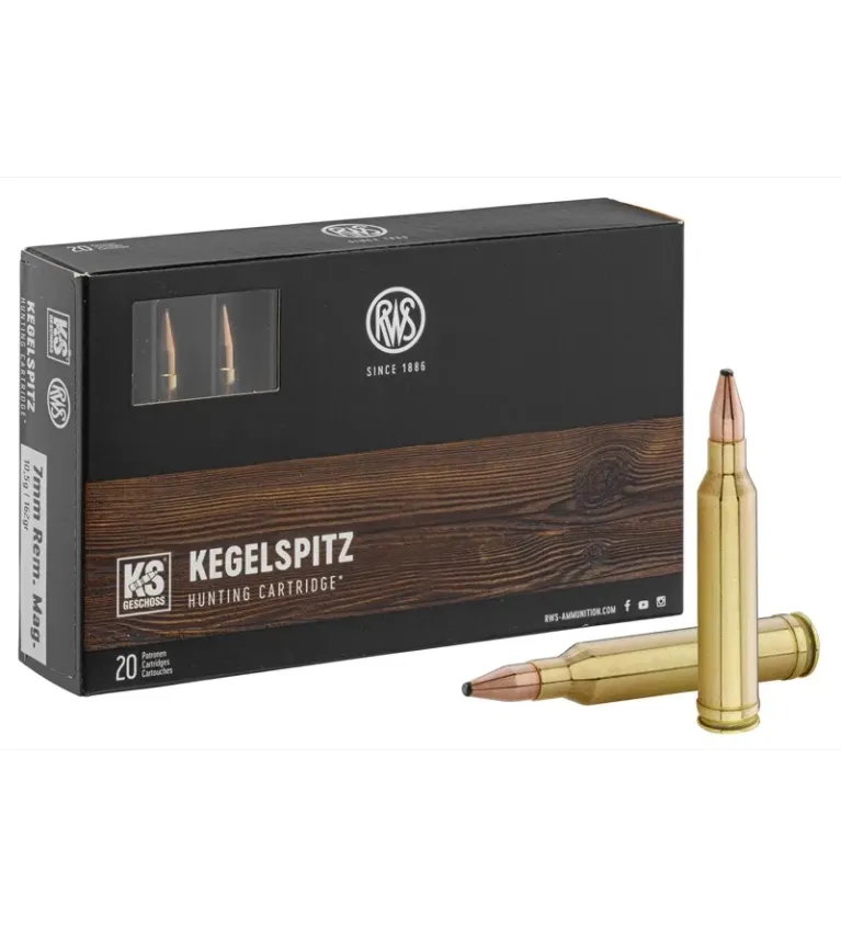 Balles de chasse RWS Cal. 7 mm Rem Mag  
