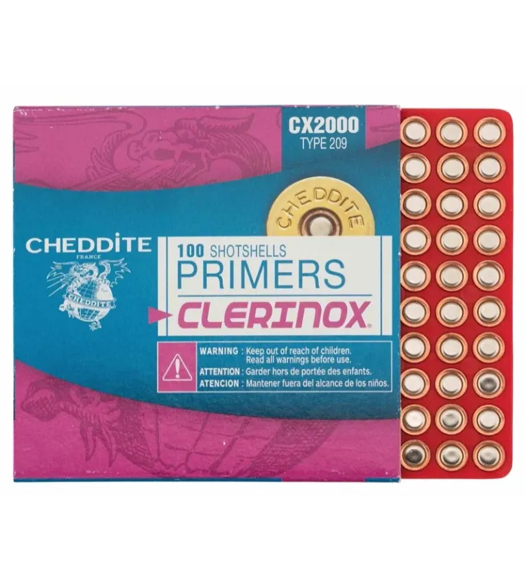 Amorces Nobel Chasse Cheddite Type 209 