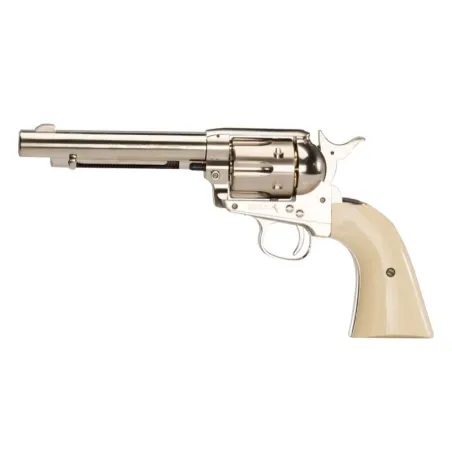 Revolver CO2 Colt Simple Action Army 45 nickelé BB's cal. 4,5 mm 