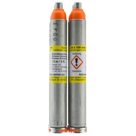 Pistolet jet protecteur JPX 4 compact + 4 cartouches OC - Piexon 