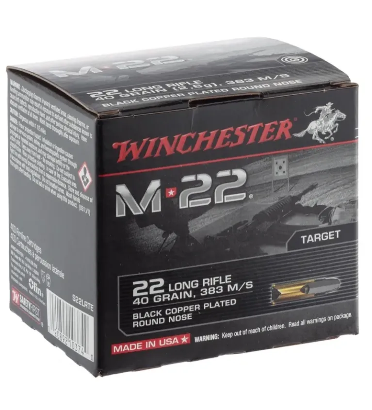 Cartouches M22 cal. 22 LR 