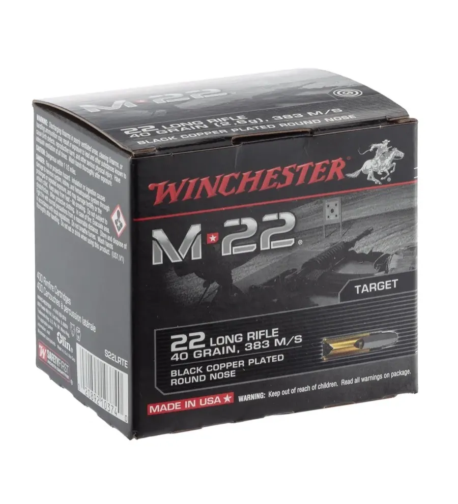 Cartouches M22 cal. 22 LR 