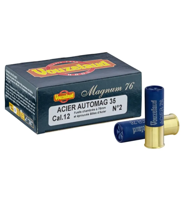 Cartouches Vouzelaud - Acier Auto Mag 35 - 12/76  