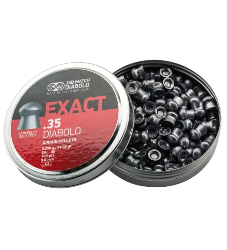 Plombs Exact tête ronde 9 mm (Cal. 35) 