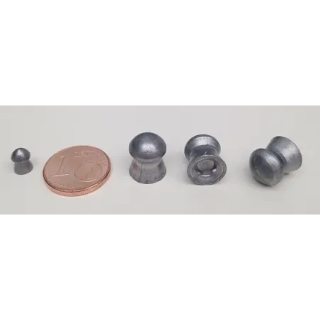 Plombs Exact tête ronde 9 mm (Cal. 35) 