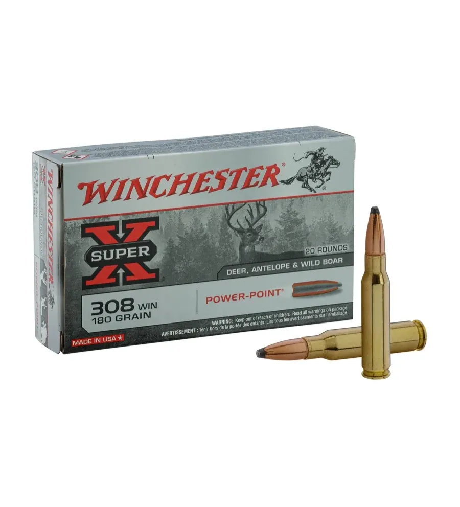 Balles de chasse Winchester Cal. . 308 win - chasse et tir Balles de chasse Winchester Cal. . 308 win - chasse et tir