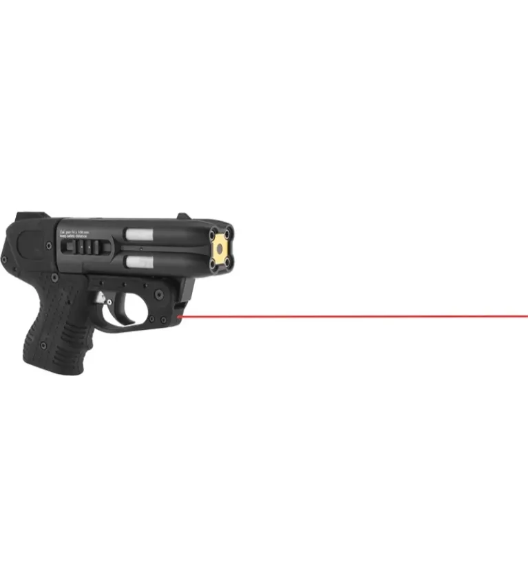 Pistolet jet protecteur JPX 4 laser compact + 4 cartouches OC - Piexon 