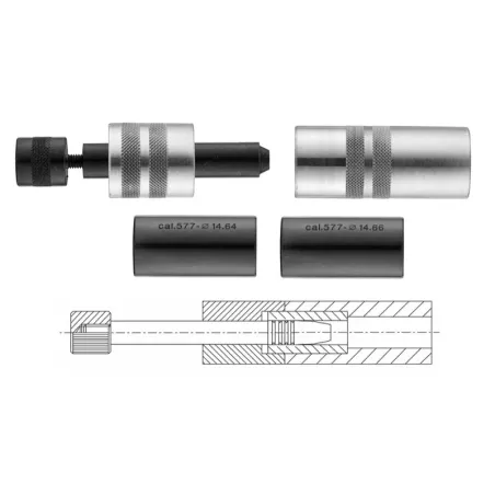 Calibreur long pour balles minié 