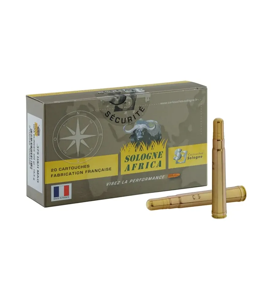 Balles de chasse Sologne GPA Blindée 375 H&H Balles de chasse Sologne GPA Blindée 375 H&H