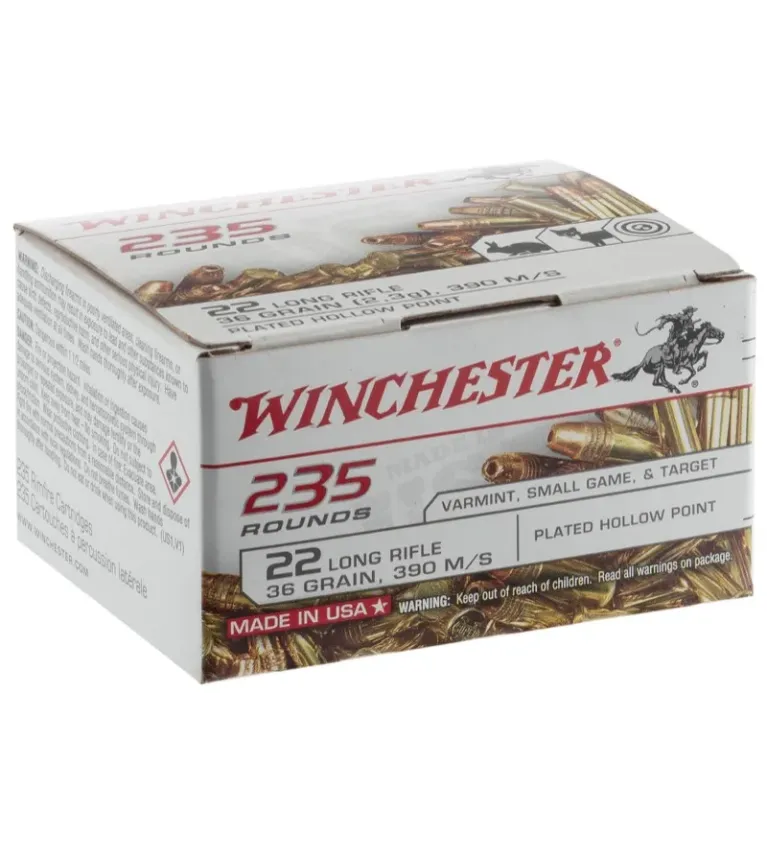 Munitions Super-X LHP Copper Plated cal. 22 LR 