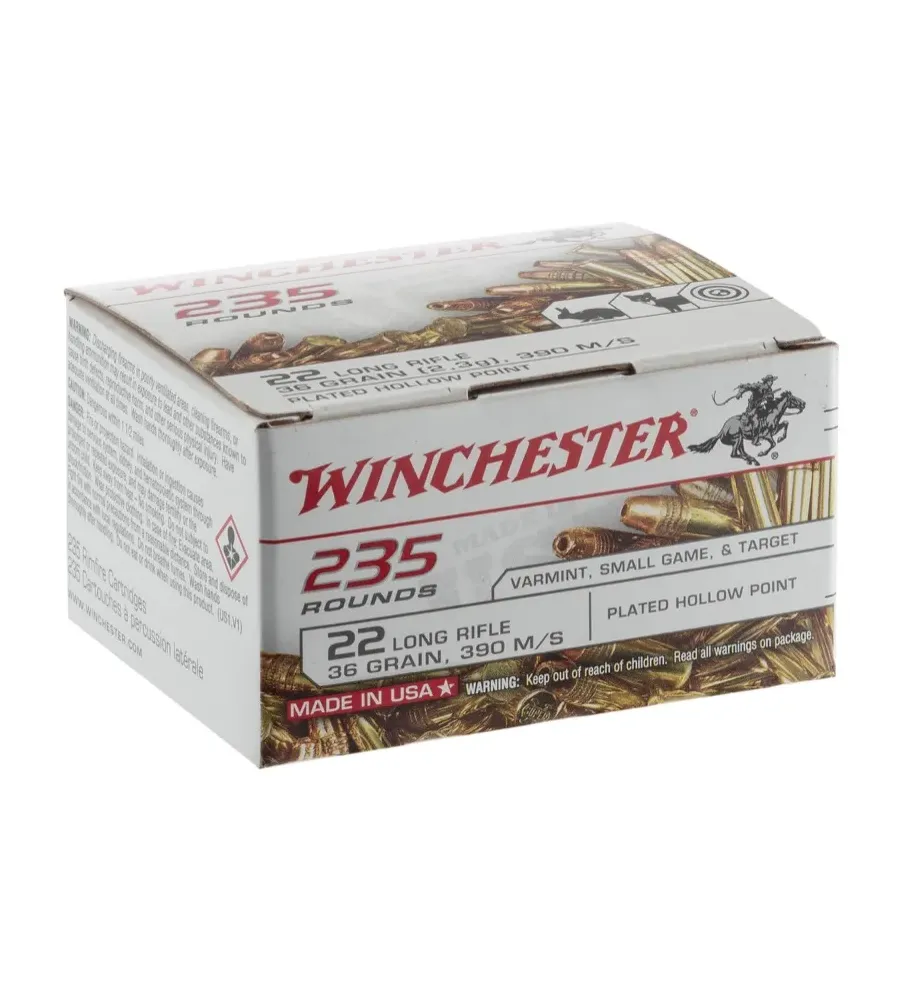 Munitions Super-X LHP Copper Plated cal. 22 LR Munitions Super-X LHP Copper Plated cal. 22 LR