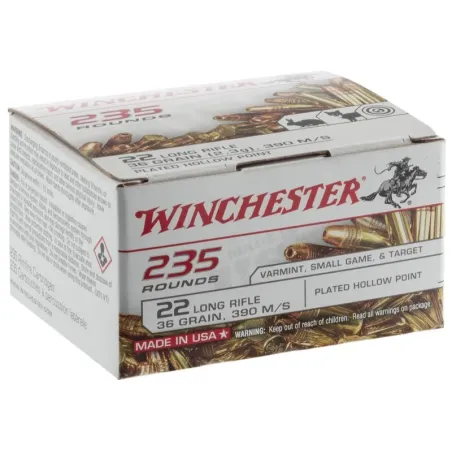 Munitions Super-X LHP Copper Plated cal. 22 LR 