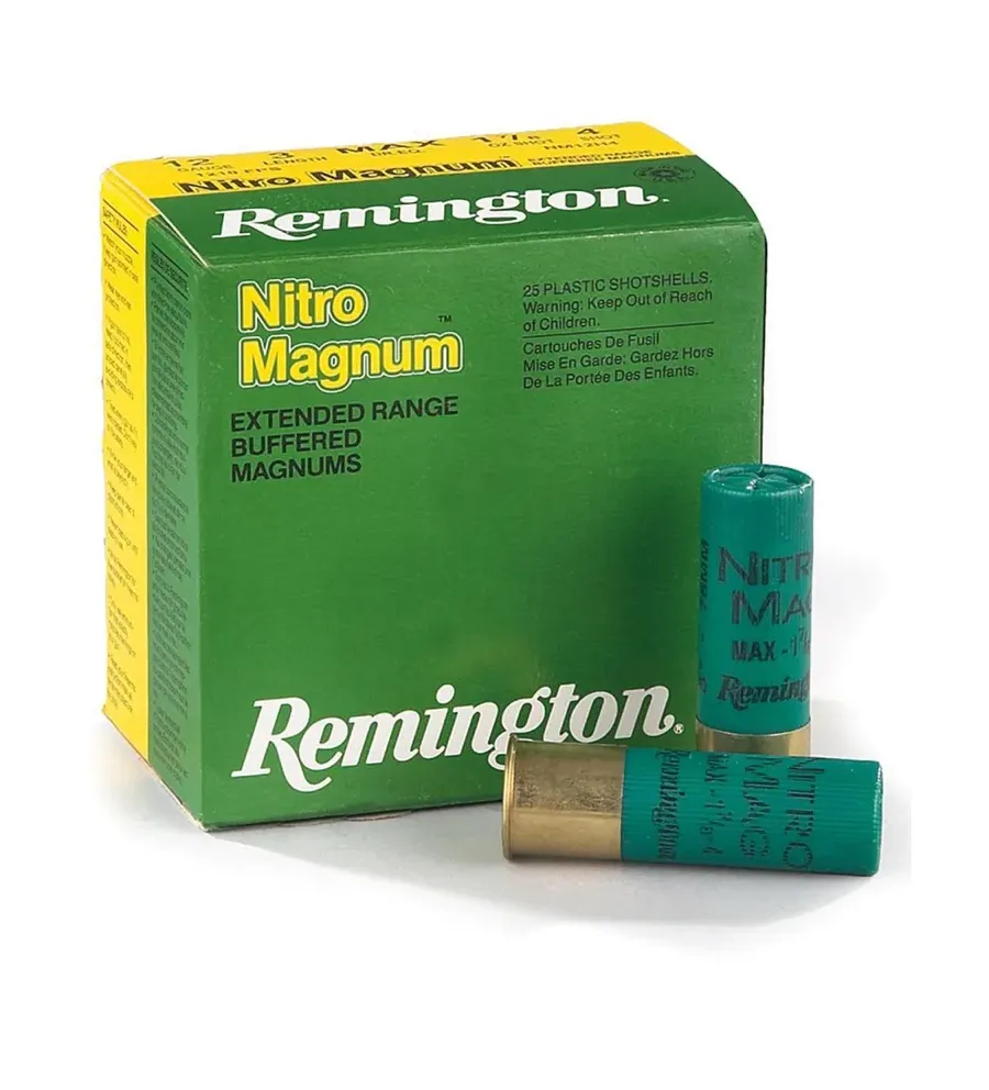 Cartouches Remington Nitro Magnum longue distance - 12/76 Cartouches Remington Nitro Magnum longue distance - 12/76