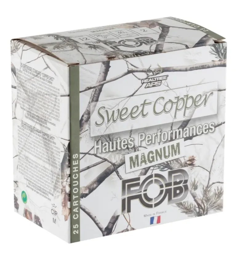 Cartouches Fob Sweet Copper Magnum 40 - 12/76  