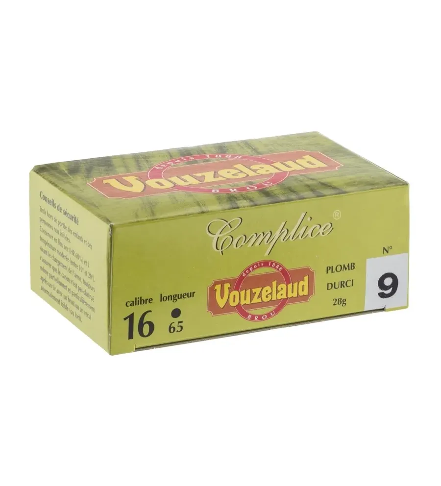 Cartouches Vouzelaud - Complice 65 - Cal. 16/65 Cartouches Vouzelaud - Complice 65 - Cal. 16/65
