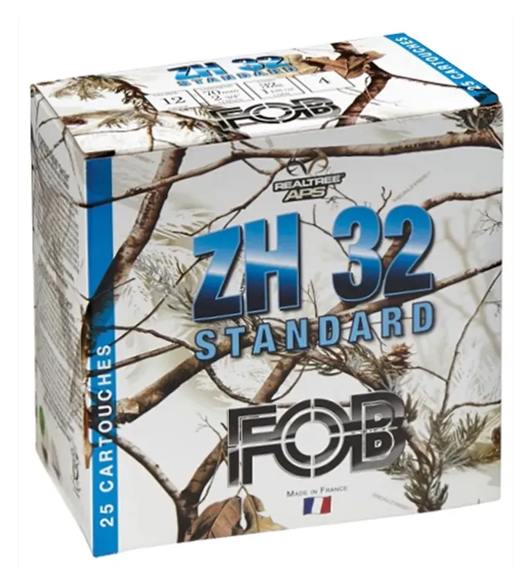 Cartouches Fob ZH 32 Acier Standard - Cal. 12/70  