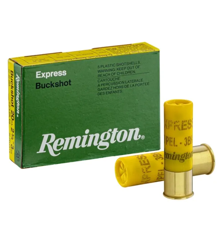 Cartouches Remington chevrotines - Cal. 20/70 