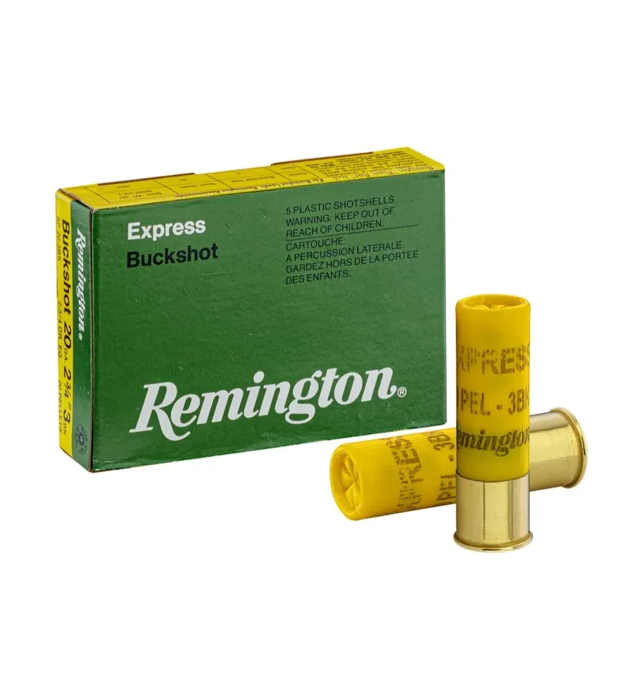Cartouches Remington chevrotines - Cal. 20/70 Cartouches Remington chevrotines - Cal. 20/70