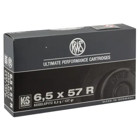 Balles de chasse RWS CAL 6,5 x 57R KS 