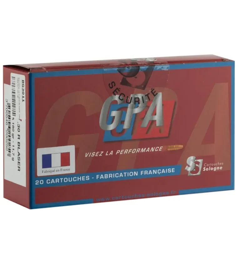 Balles de chasse Sologne GPA 30R Blaser 