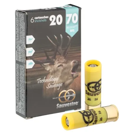 Cartouches Sauvestre gros gibier - Cal. 20/70 