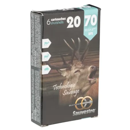 Cartouches Sauvestre gros gibier - Cal. 20/70 