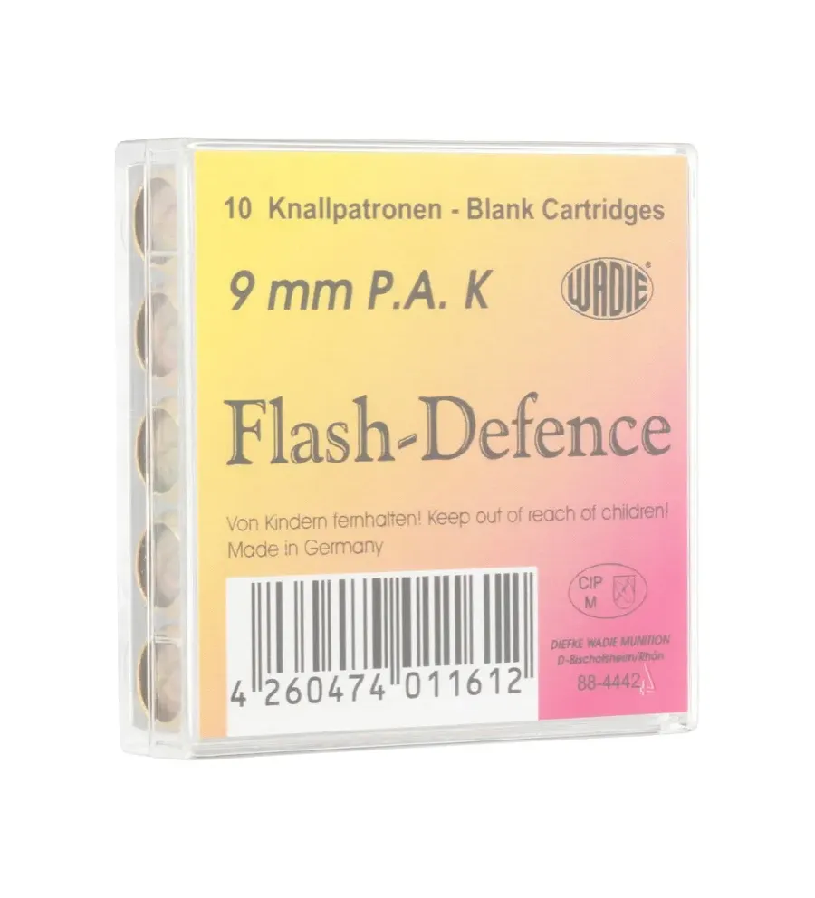 Boîte de 10 cartouches 9 mm PAK à blanc Boîte de 10 cartouches 9 mm PAK à blanc