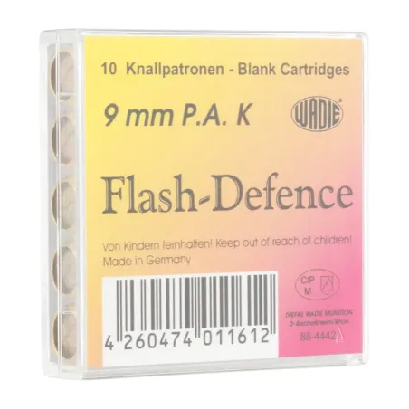 Boîte de 10 cartouches 9 mm PAK à blanc 