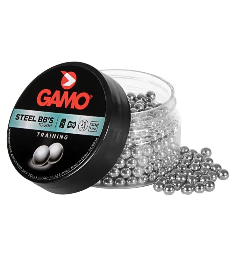 Boite de 500 billes acier BB's cal. 4.5 mm 