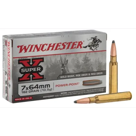 Balles de chasse Winchester 7x64 Power Point 