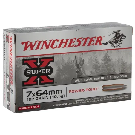 Balles de chasse Winchester 7x64 Power Point 