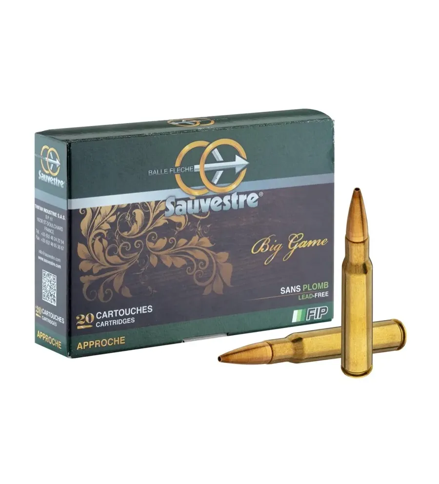Munitions Sauvestre .30-06 Springfield - spéciales affût & battue Munitions Sauvestre .30-06 Springfield - spéciales affût & battue